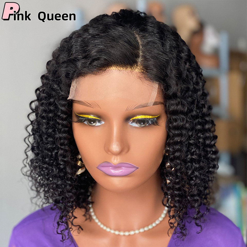 Soft Lace Front Wigs Human Hair Brown Black Glueless Long Curly Wave Heat Lace Wig Natural Baby Hair Black Women Pre Plucked Bob Human Hair Wig