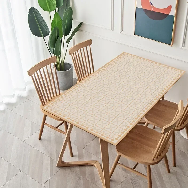 Water-Resistant Round Table Cushion with Vintage Pattern - Ideal for Dining Tables and Desks E5HZ01