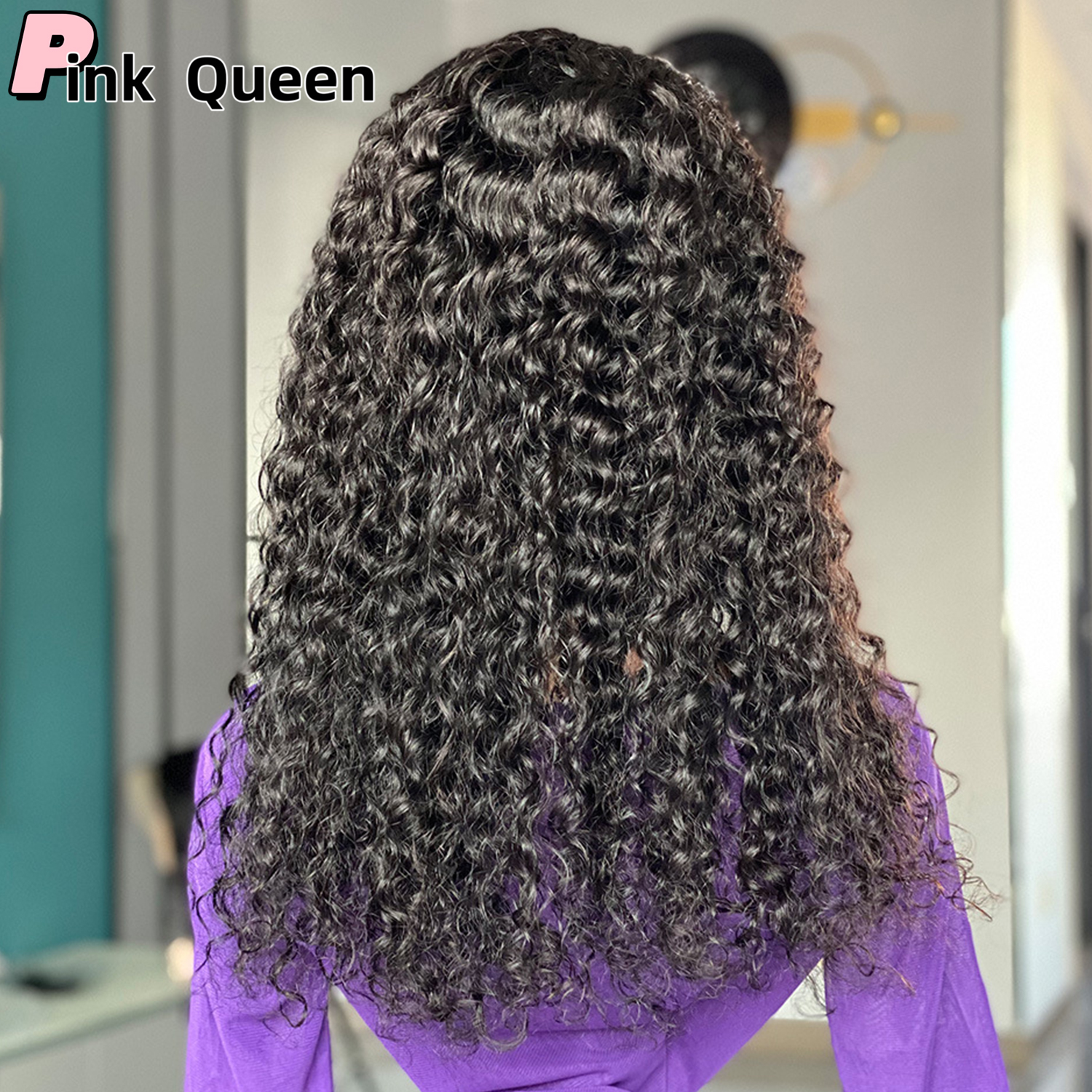 13x4 Transparent Water Wave frontal wig Human Hair Short curly human hair wigs Lace Front Wigs 150 Density Lace Wigs For Women Curly Burmese Hair