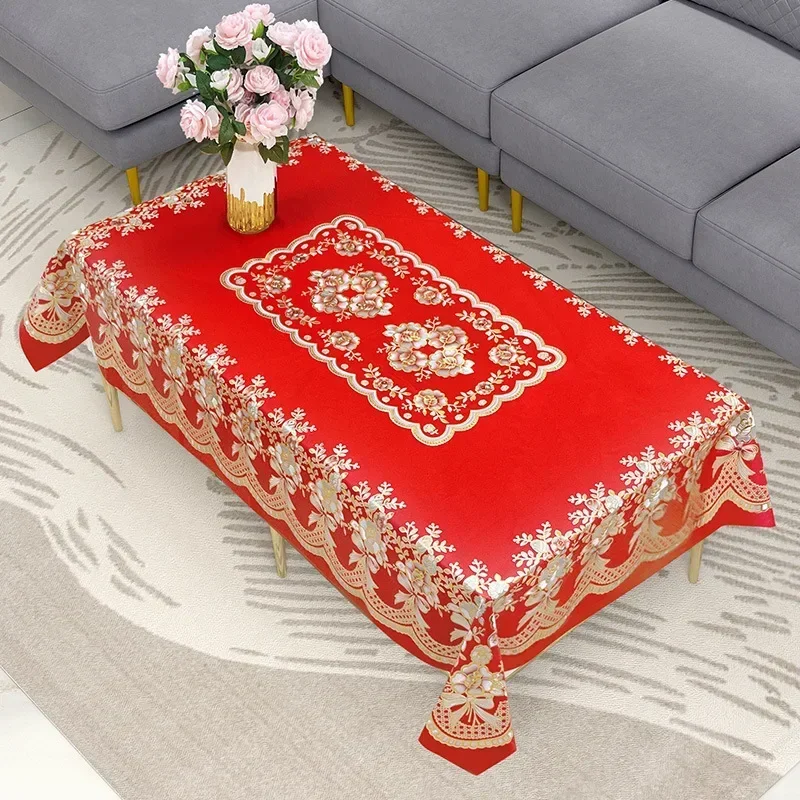 Mantel Antimanchas Impermeable Tela Wedding Decoration Table Protector Cover Transparent 4FHJ01
