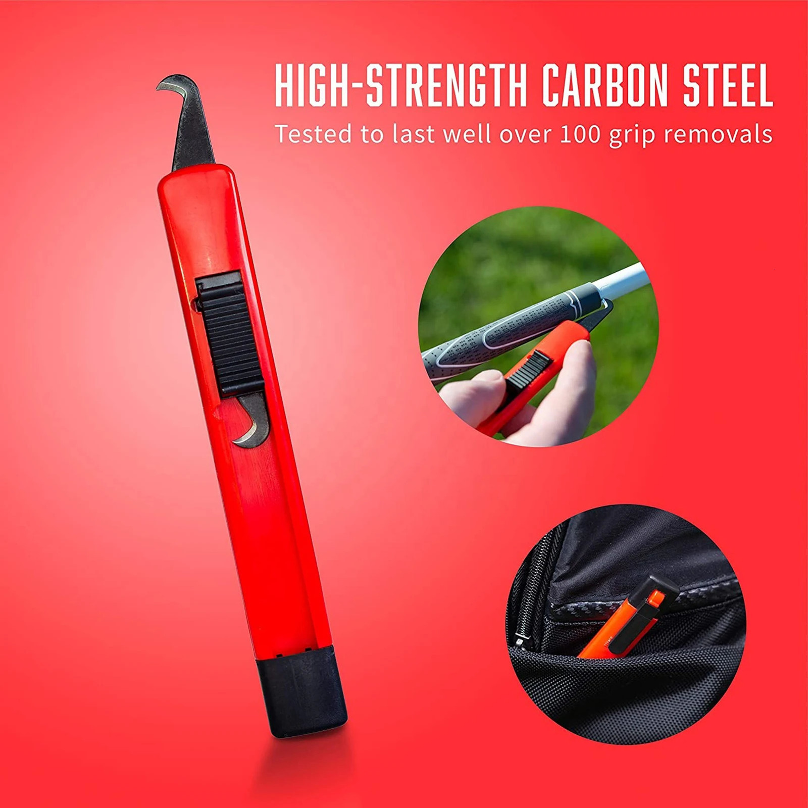 Golf Club Grip Kit Tape Strips Golf Grip Removal Tool Gripping Solvent Hook Blade Golf Regripping Repair Set Replacement Kit 240516