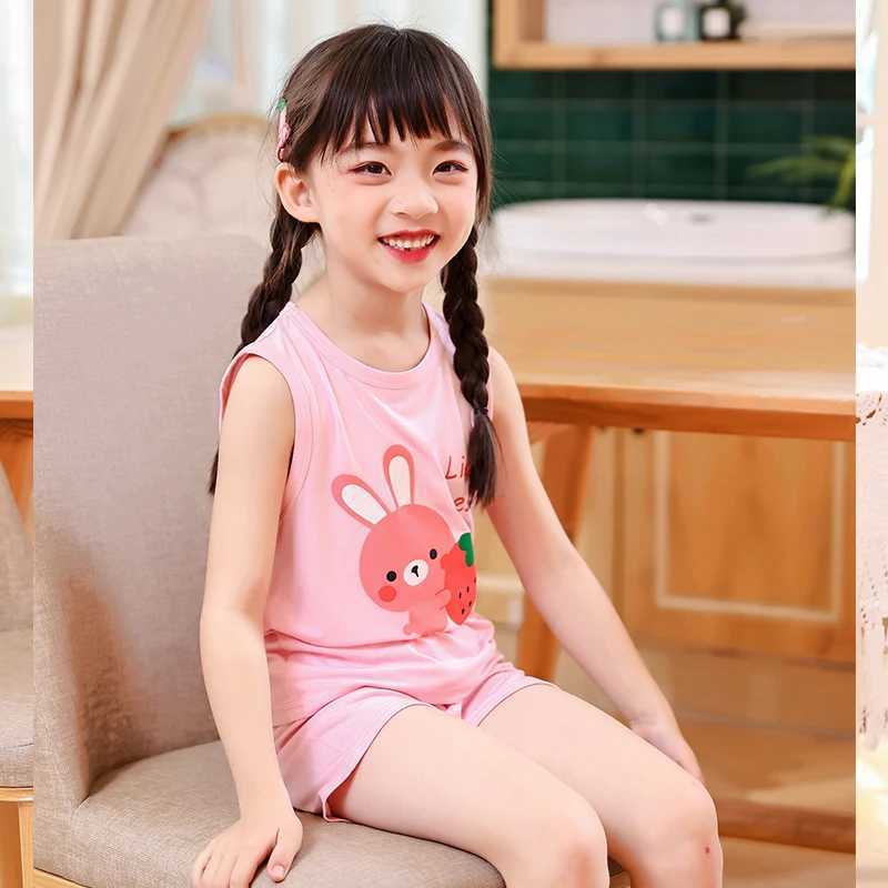 Clothing Sets Childrens summer set thin boy summer set handmade baby shorts childrens clothing womens breathable childrens home clothing 1 WX