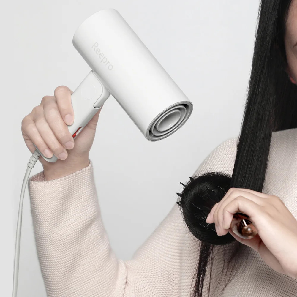 Mini Hair Dyer Travel Electric Hairdryer Quick Dry 1300W High Power Anion Portable Folding Hair Dryer Blower Home Travel Kits 240516