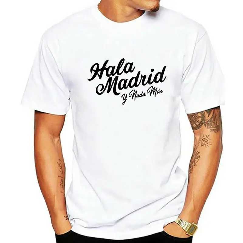 Men's T-Shirts Mens T-shirt Hala Madrid Y Nada Mas by Jazrou tshirt Womens T-shirt Fashion Brand Mens T-shirt Humorous T-shirt Casual T-shirt Top