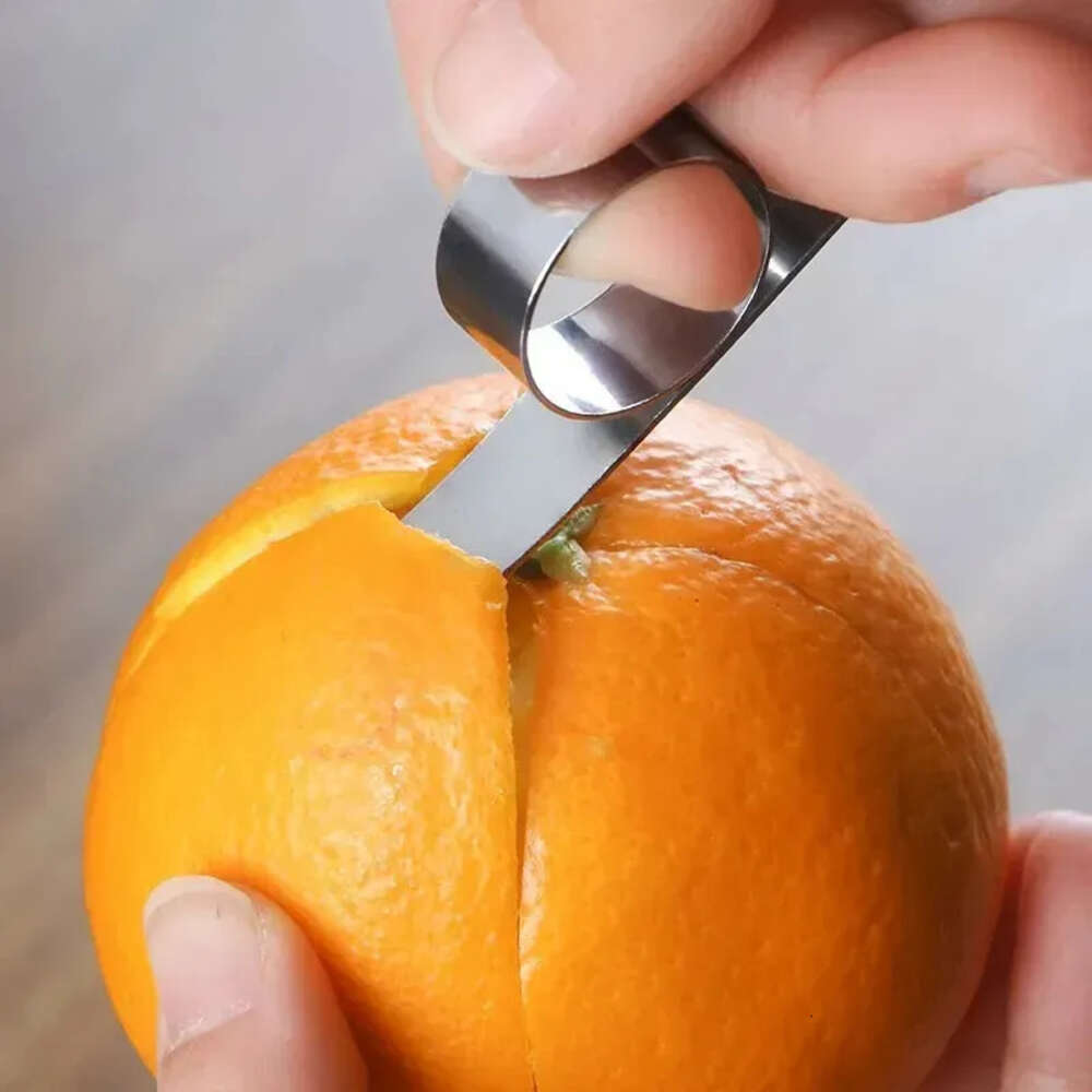 Peeler Open Stainless Easy Orange Peelers Steel Lemon Parer Citrus Fruit Skin Remover Slicer Peeg Kitchen Gadget