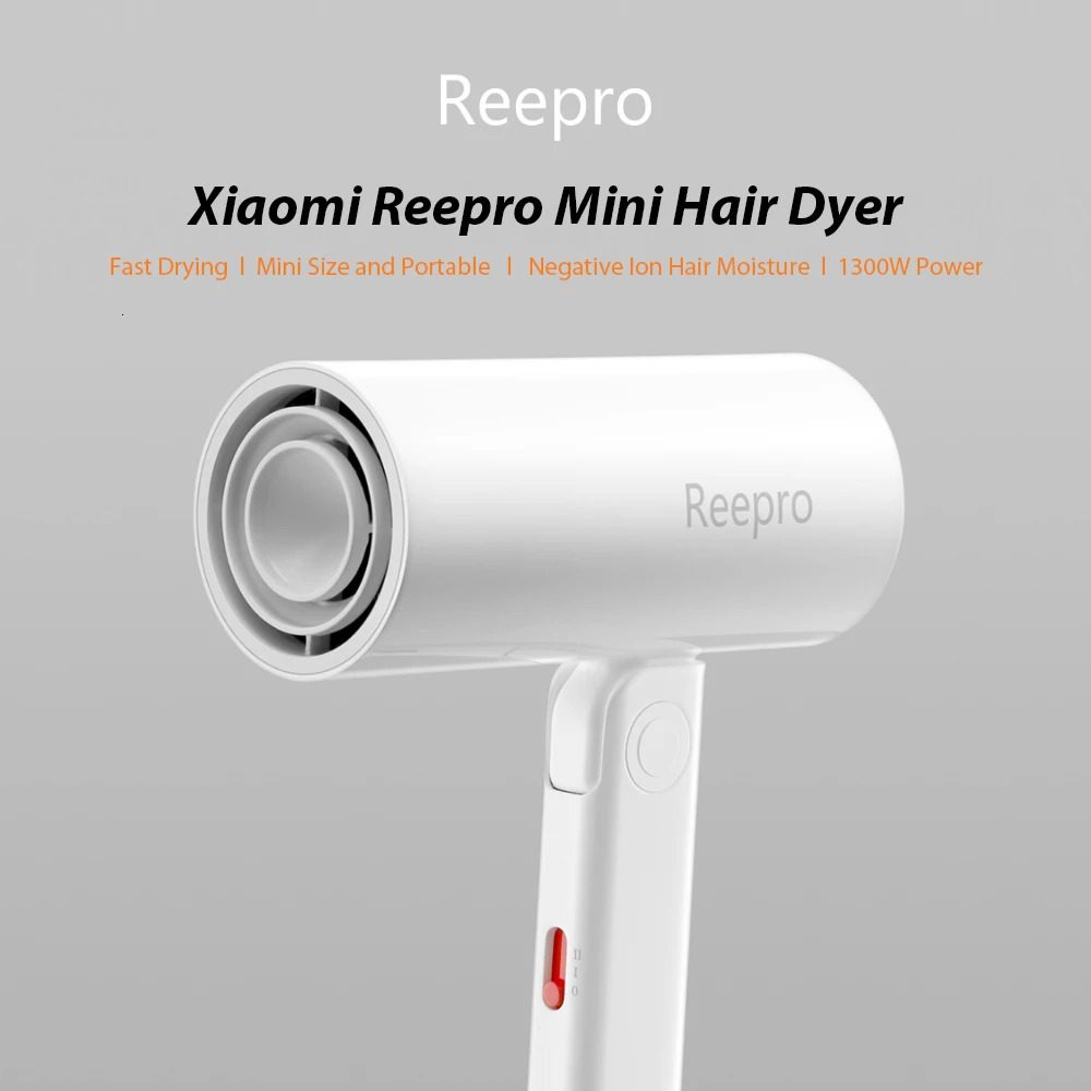 Mini Hair Dyer Travel Electric Hairdryer Quick Dry 1300W High Power Anion Portable Folding Hair Dryer Blower Home Travel Kits 240516