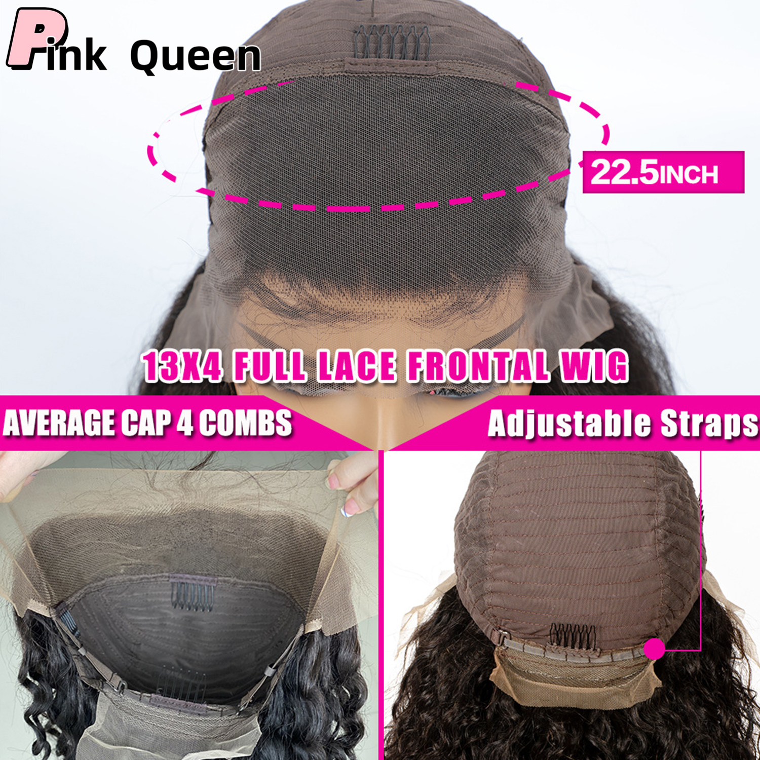 13x4 Transparent Water Wave frontal wig Human Hair Short curly human hair wigs Lace Front Wigs 150 Density Lace Wigs For Women Curly Burmese Hair