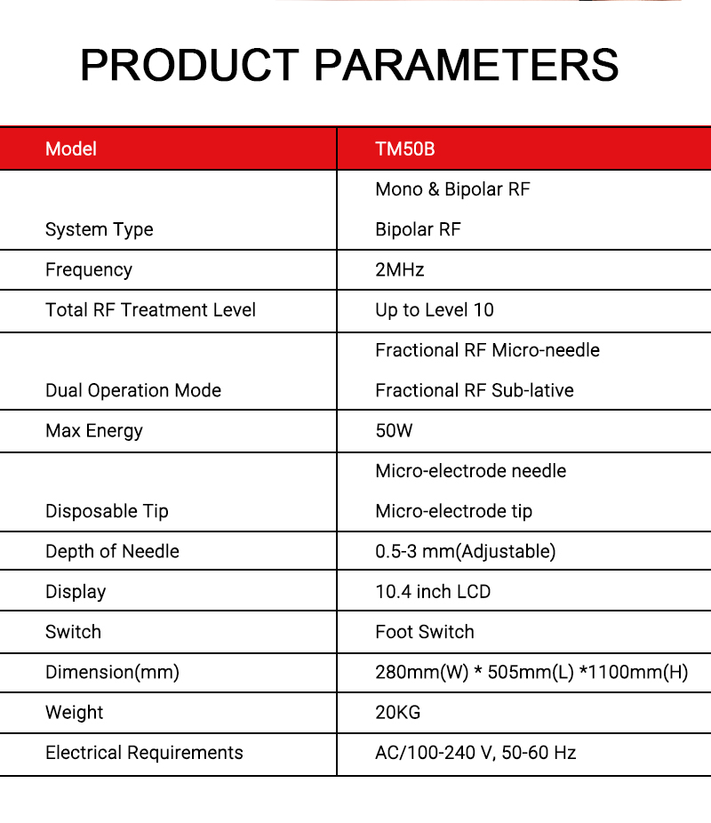 Fractional Rf Microneedle Beauty Machine Anti Aging Systems RF Skin Face Wrinkles Treatment Microneedling