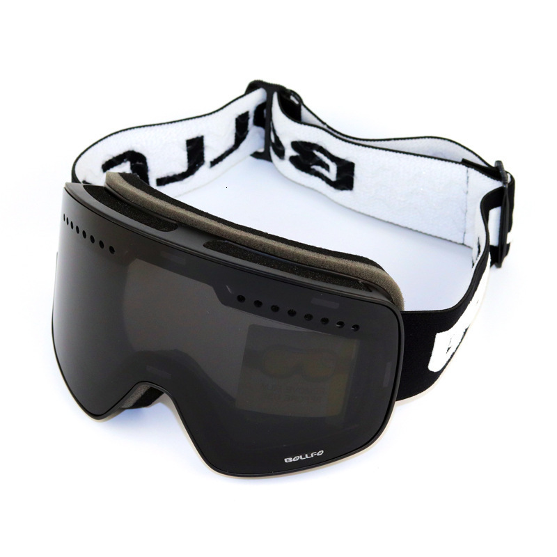 Ski Goggles Ski Goggles with Magnetic Double Layer Polarized Lens Skiing Anti-fog UV400 Snowboard Goggles Men Women Ski Glasses Eyewear case 231113