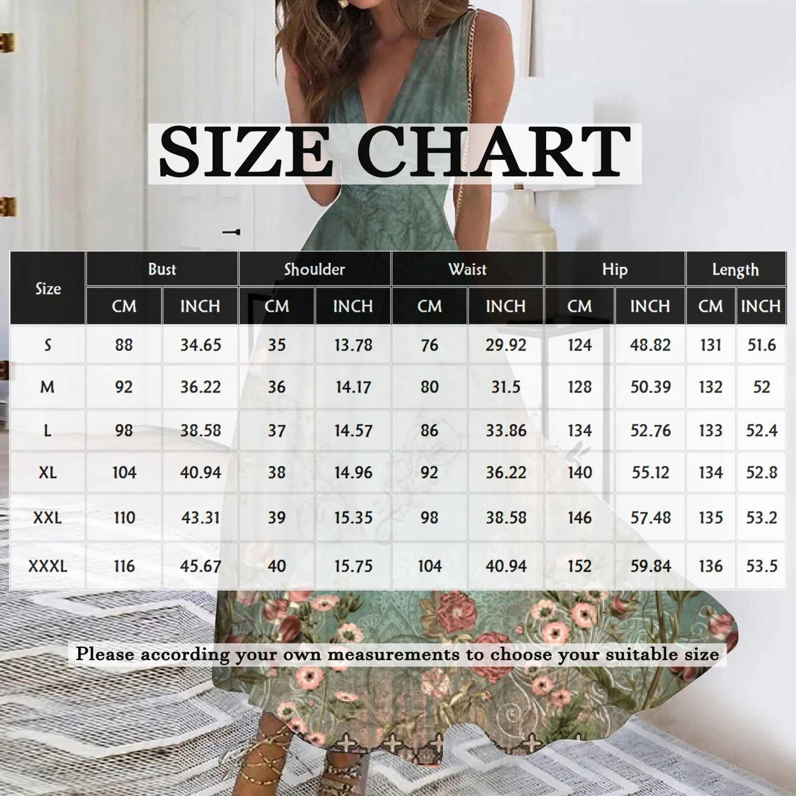 Basic Casual Dresses Womens Long Dress Maxi Dress Casual Dress Swing Dress A Line Dress Fashion Outdoor Daily Date Print Slveless V Neck Dress Y240515