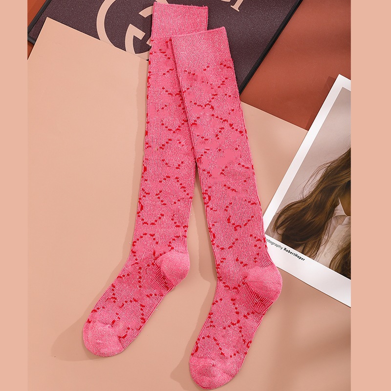 mens designer socks for women calcetines luxury brands letter lady girls warm High Stockings Long Tube calze
