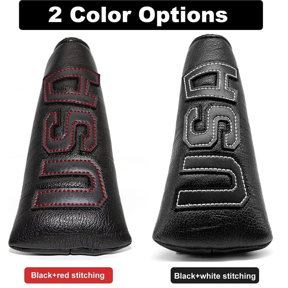 GLOOF golf Black Putter Headcover Covers Cover Putters Magnetic USA Flag Blade Putter Headcovers with Magnet 240516