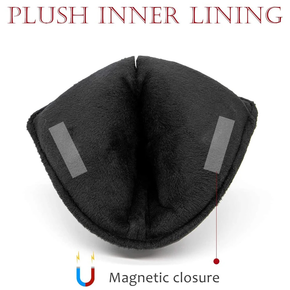 GLOOF golf Black Putter Headcover Covers Cover Putters Magnetic USA Flag Blade Putter Headcovers with Magnet 240516