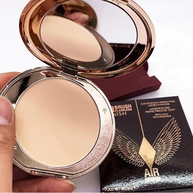 New Powders Airbrush Flawless Finish Micro Face Makeup Setting Pressed Powder Complexion Perfecting Medium Fair Palette Top Quality 8G 0.28Oz Cosmetic