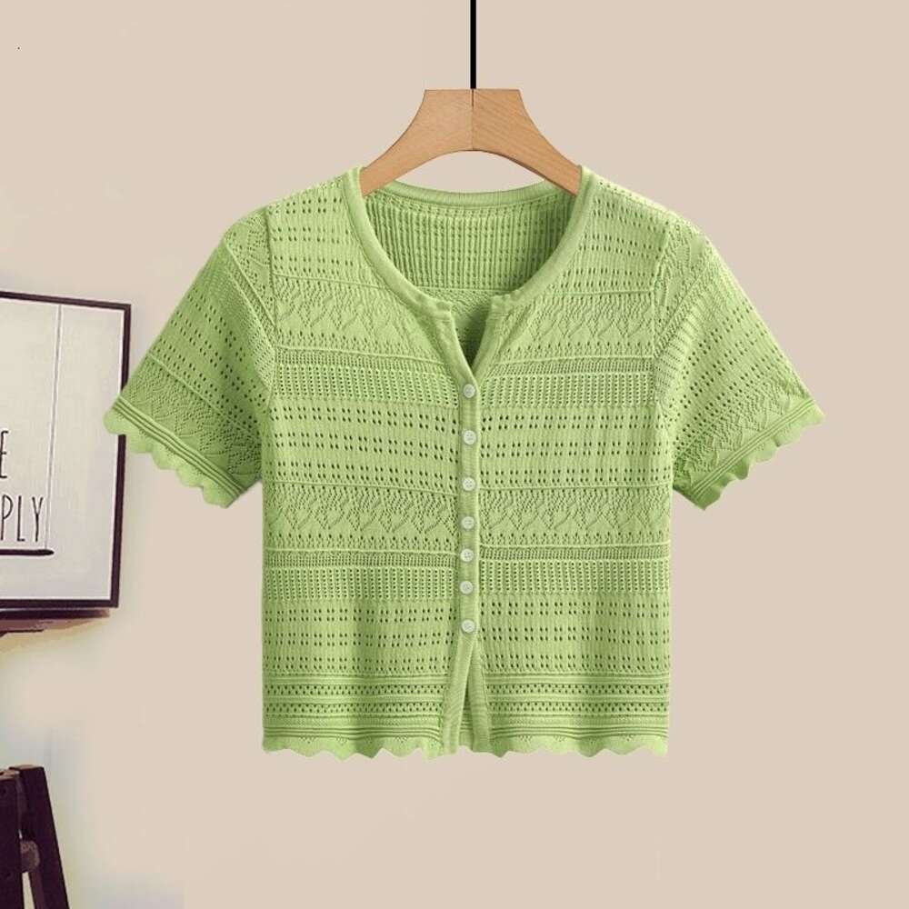 New Small Fresh And Sweet Set Skirt For Women Small Stature Matching With Age Reducing Floral Chiffon Skirt Knitted Two-piece Set