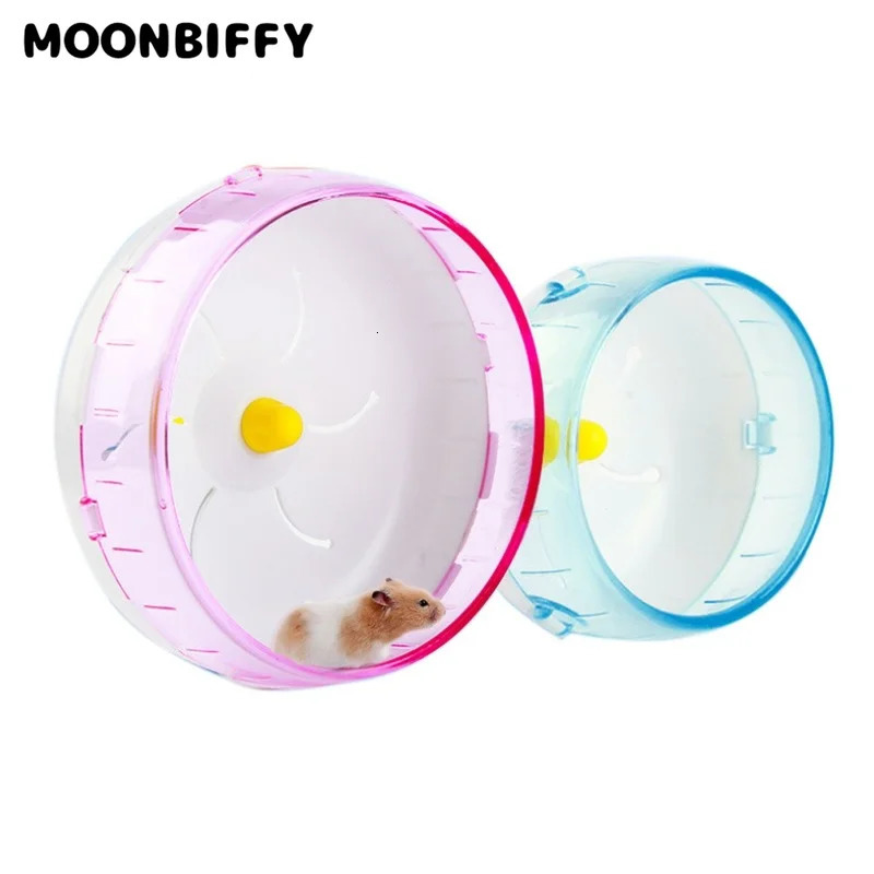 4 Size Hamster Running Disc Toy Silent Runner Roller Golden Bear Hedgehog Running Wheel Hamster Exercise Toy Hamster Accessories 240516