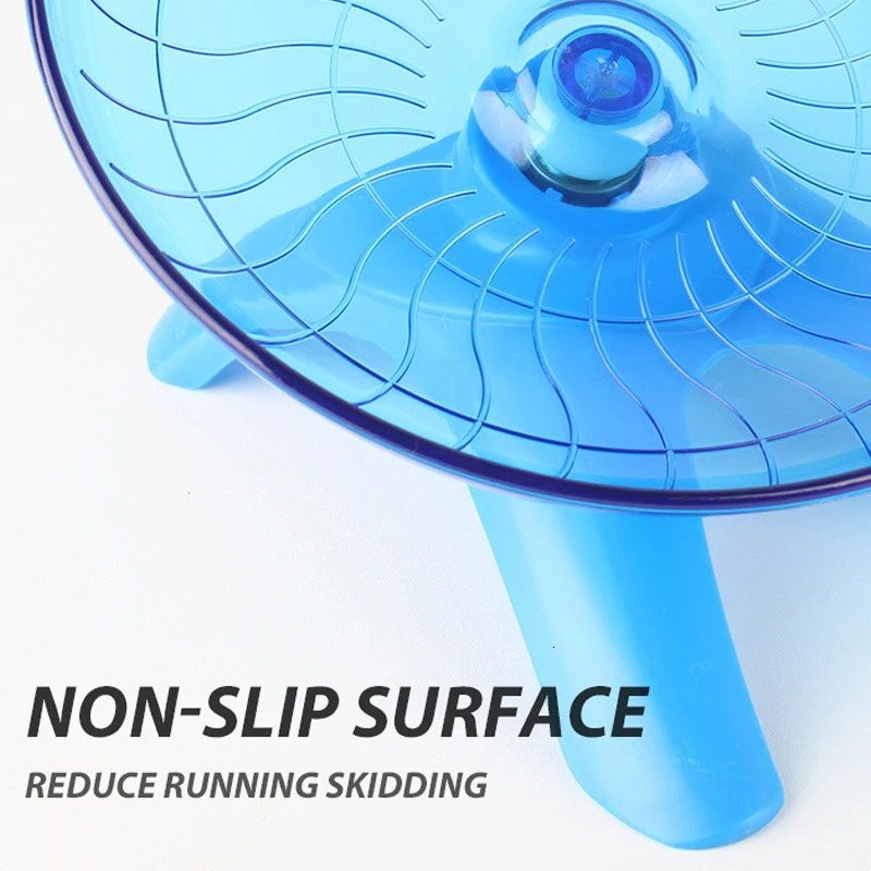 1 PCS Random Color Pet Hamster Flying Saucer Exercise Squirrel Wheel Hamster Mouse Running Disc Rat Toy Small Animal Accessories 240516