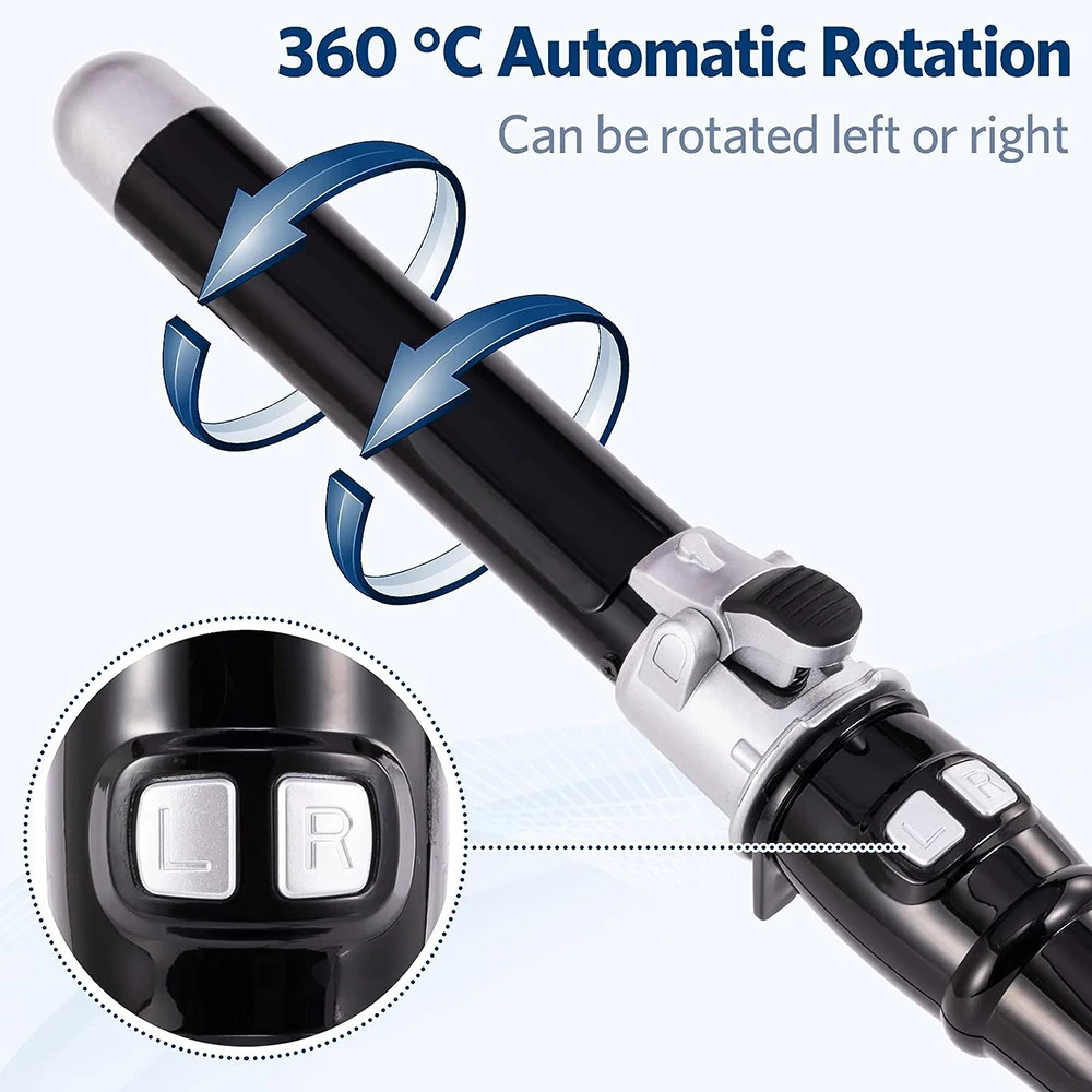 25/28/32mm Ceramic Barrel Hair Curlers Automatic Rotating Curling Iron For Hair Iron Curling Wands Waver Hair Styling Appliances 240430
