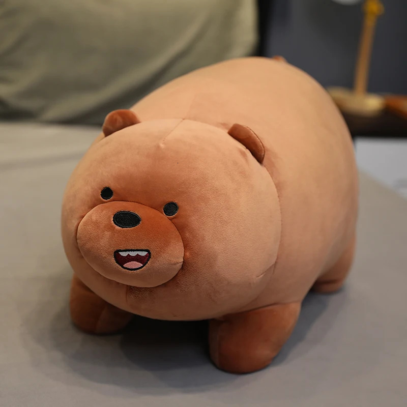Kawaii We Bare Bears Plush Toys Grizzly Panda Ice Bear We Bare Bears Stuffed Dolls We Bare Bears Plushies Figures Gifts 240515
