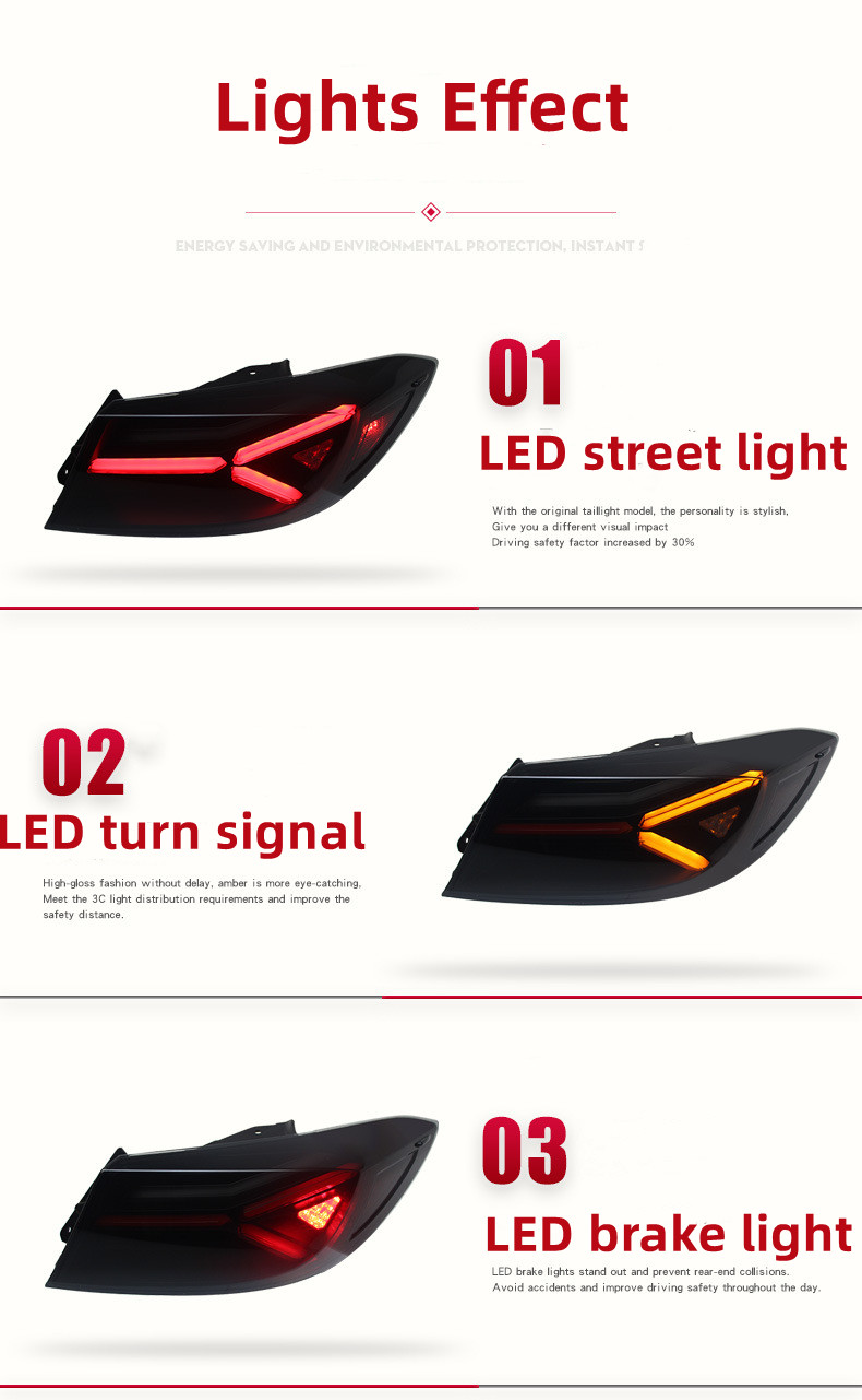 Taillight Assembly for Toyota GR86 Subaru BRZ Fishbone Taillights LED Dynamic Turn Signal Light Street Light