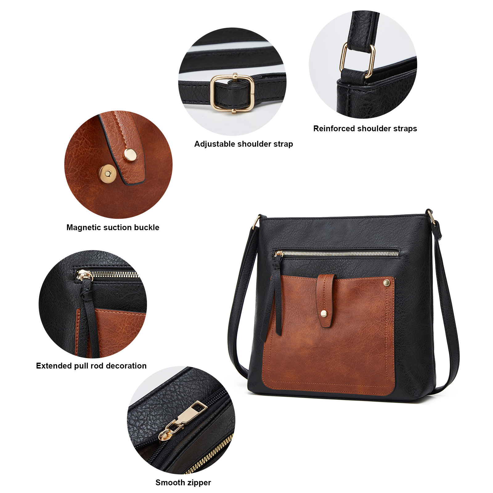 Designer bag men women's bag European and American fashion simple and large capacity tote bag women's one shoulder crossbody bag