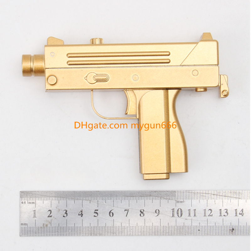MIni UZI Foldable Metal Toy Gun Soft Bullets Exquisite Model Portable Look Real Collection Outdoor Cs Pubg Game Prop Fidgets Toy for Boys Adult Birthd