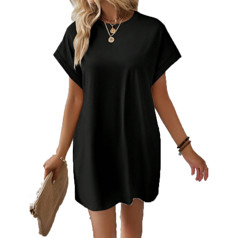 casual dresses women womens dress casual wear Solid color Above Knee A Line Pockets Natural Elegant Summer Vacation S 2XL dresses for woman vestidos V