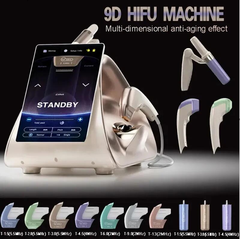 Clinic use 9D hifu body slimming skin tightening wrinkles removal skin lift HIFU Ultrasound Face Eyelid Face Lift shape Facial Lifting face care beaut