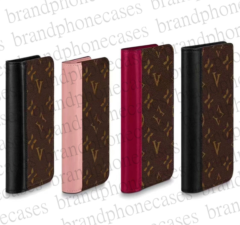 Luxury Leather Phone Case Designer iPhone Case For iPhone 15 Pro Max 14 Pro Max 13 12 11 XS Max XR 7P 8P 14 Plus 15 Plus Case Official Flip Card Slot Holder Wallet Folio Cover