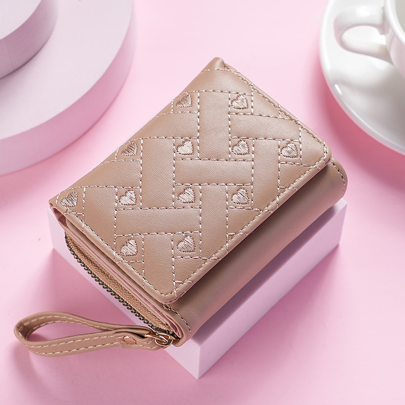 Wallets for Women Cute Pink Wallet Designer Bag Luxury Lady Purse Womens Small Women Coin Purse credit card holder leather triomphe wallet zippy clutc