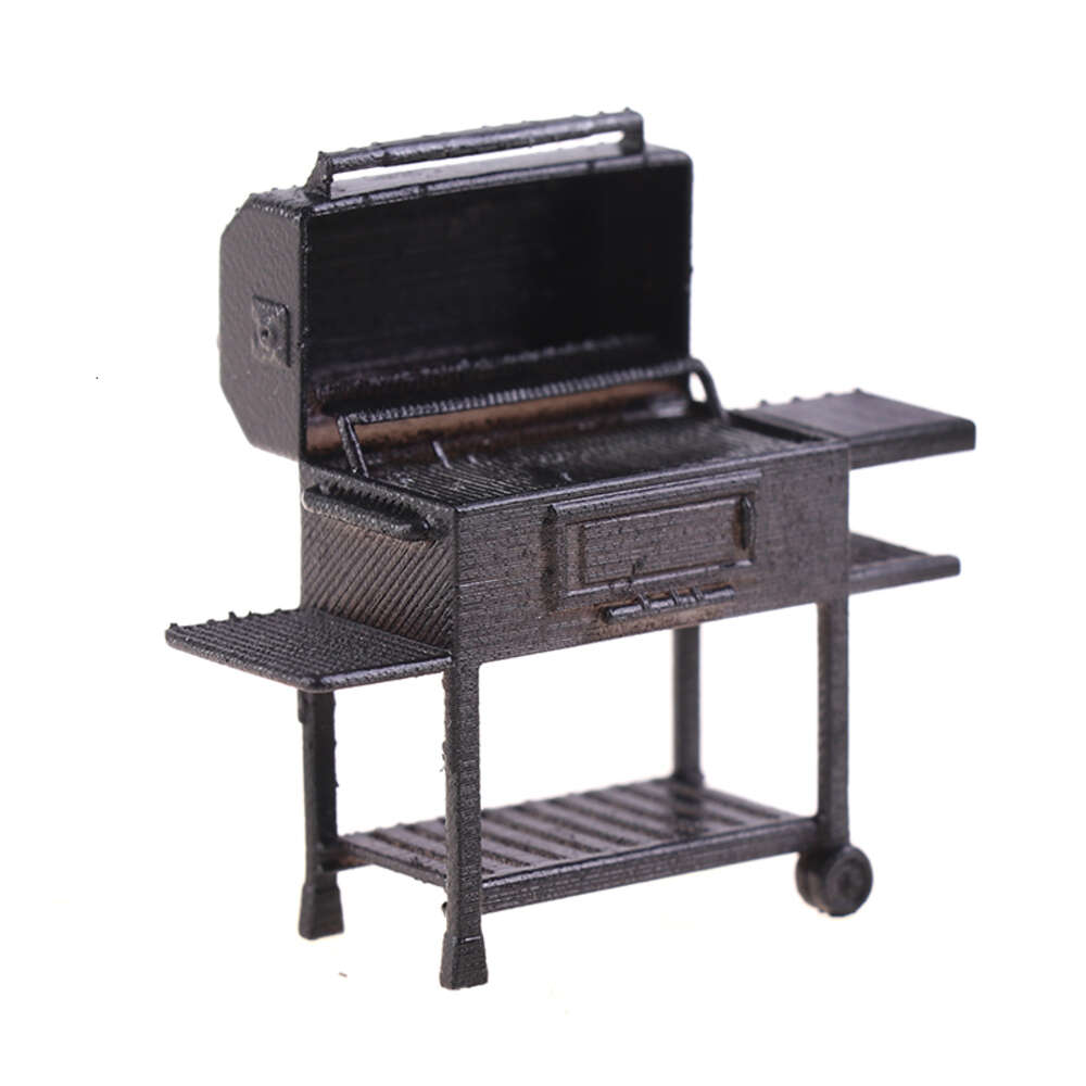 1/20 Scale Miniature Mini Furniture BBQ Grill Gadget Model Kitchen Accessories For Doll House Decor Pretend Play Toys