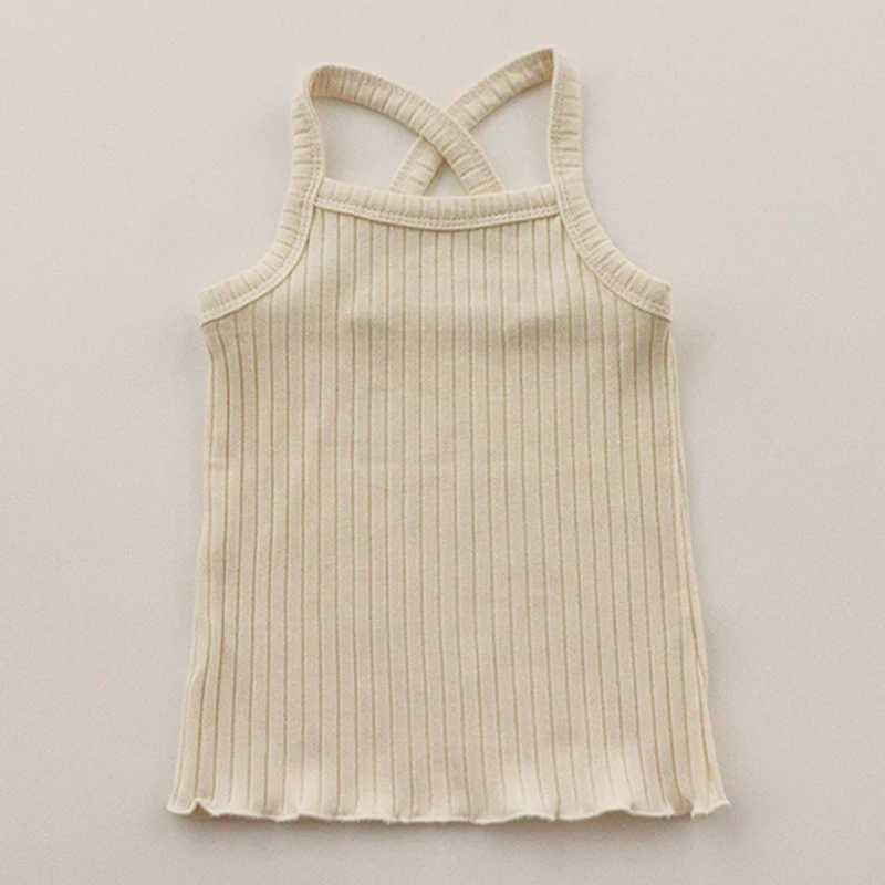 Clothing Sets Summer baby clothing set childrens solid color long sleeved elastic mens two-piece set newborn boy and girl pants set WX