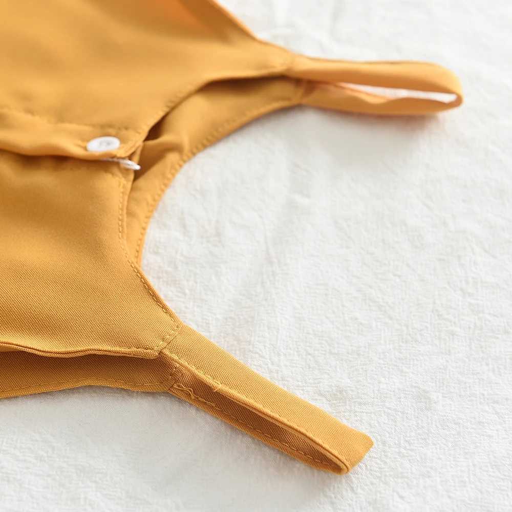 Clothing Sets Bear collar girl clothing set summer solid hanging T-shirt top+floral shorts set 2 pieces childrens clothing set 2 pieces WX