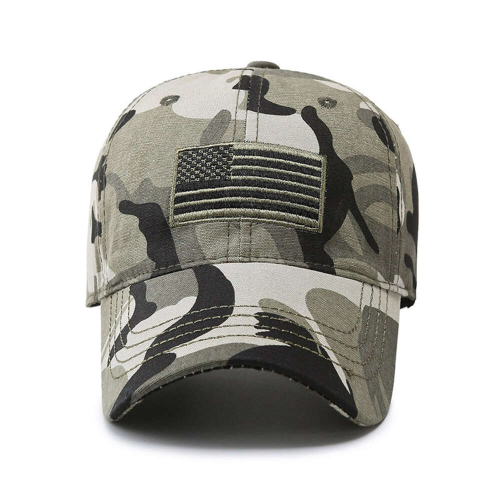 New camouflage baseball men's and women's outdoor sports duckbill embroidered fishing cap, casual hat H517-8.4