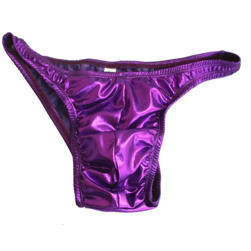 NPC IFBB WBFF Mens Fitness Posing Trunks Competition Pants Triangle Shorts Fabric Gold Shining Briefs C04 240509