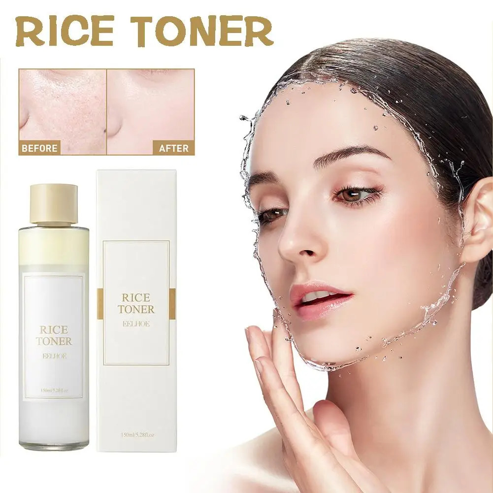 Rice Face Toner Moisturizing Water Brightening Lifting 150Ml Deep Cleanser For Young Glowy Korean Skin Care 240517