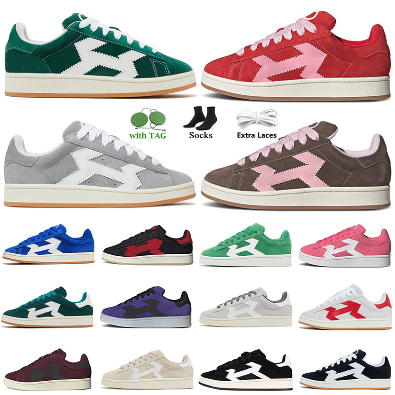 Suede Leather 00s 00 Forum Low Bad Bunny Casual Shoes Designer Low Vintage Original Crystal White Black Dust Cargo Clear Pink Gum Sports Sneakers Trainers