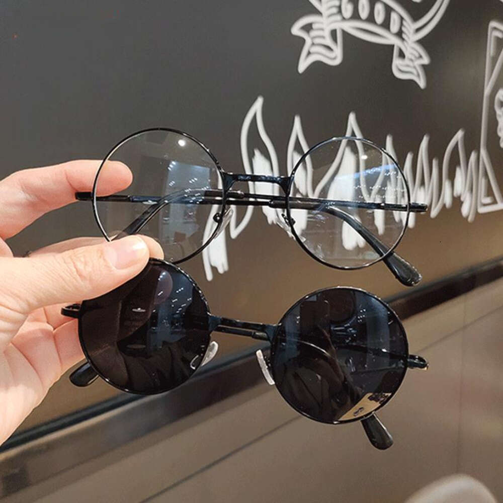2023 Cool Kids Driving Goggles Summer Small Round Sunglasses Vintage Children Sun Boys Girls Baby UV400 Glasses
