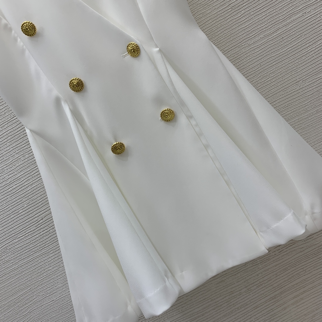 Lanjia- Ba1 Main Women's 2024 New Womens Designer Brand Street Style Dress Clothing For Women Sexy Birthday Dresses Metal Buttons 82F92