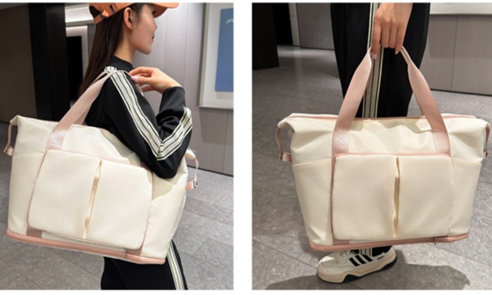 LLLM Multifunction Nylon Storage Bag Large Duffel Bags Backpack Unisex Travel Bag Waterproof Casual Beach Sports Luggage Bags 5 Colors With tags