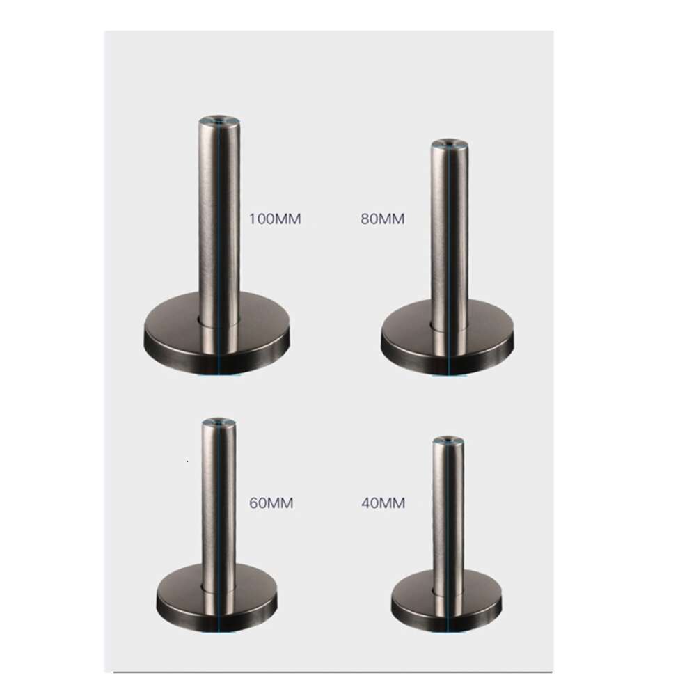 New 304 Stainless Steel Clamps Adjustable Glass Holder for Staircase Handrail Glass-to-ground Fixed Bracket 65x43x26