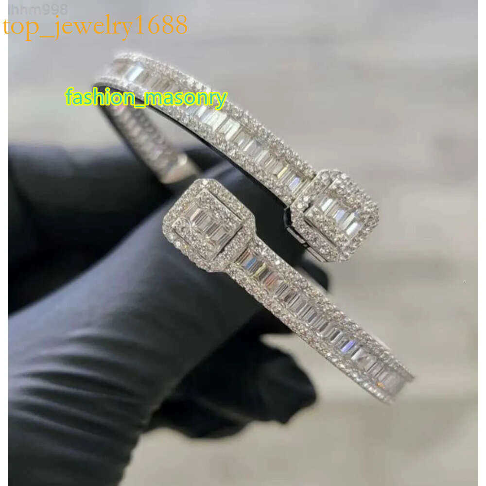 Fine Jewelry Women Bracelets Bangles Sterg Sier Vvs Dia Moissanite Tennis Bracelet