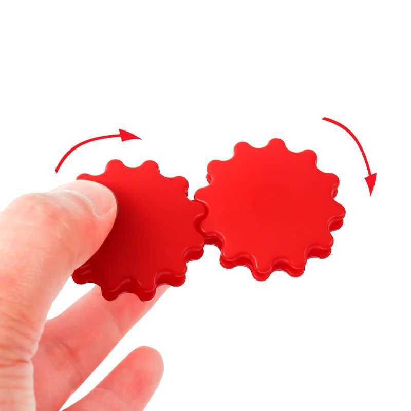 10PCS Decompression Toy 6PCS SALE Novelty Funny Childrens Rotating Gear Finger Gyro Toy Creative Fun Multi-color Fingertip Gyro Decompression Toys