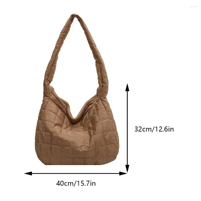 Puffy Crossbody Sling Bags Women's Lightweight Quilted Shoulder - Casual Slouchy Hobo Bag For Shopping & Daily Use New Free Delivery Designer Bag