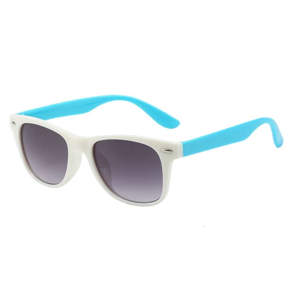 2024 Round Kids Sunglasses Boy Flexible Safety Children rivet Bicolor Sun Glasses Fashion Girls Outdoors Shades Eyewear UV400