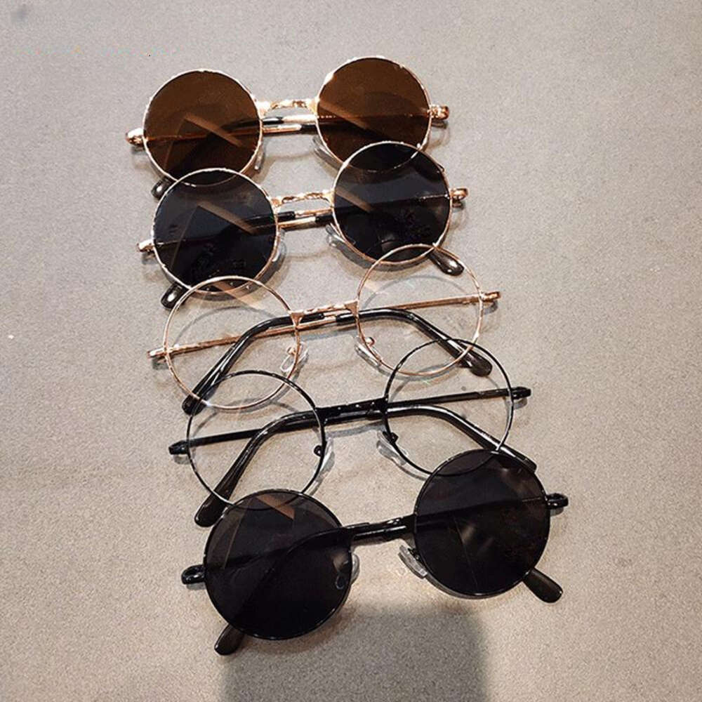 2023 Cool Kids Driving Goggles Summer Small Round Sunglasses Vintage Children Sun Boys Girls Baby UV400 Glasses