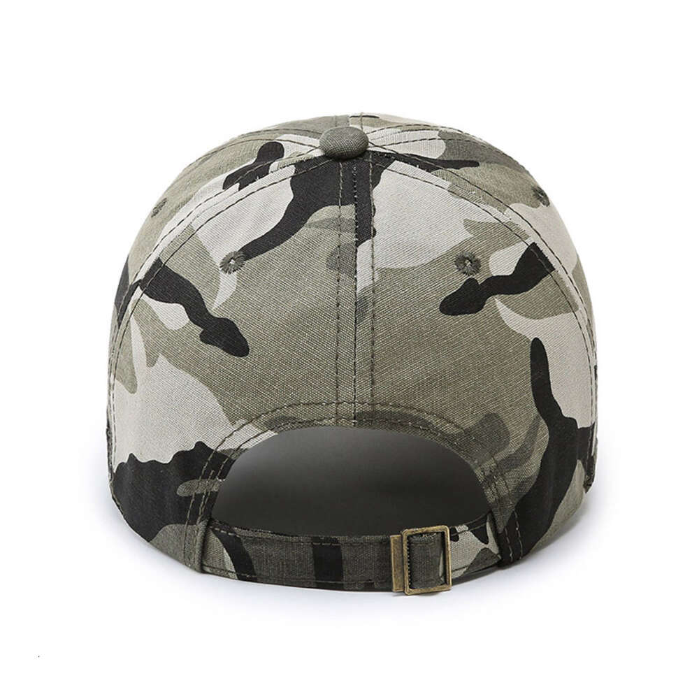 New camouflage baseball men's and women's outdoor sports duckbill embroidered fishing cap, casual hat H517-8.4