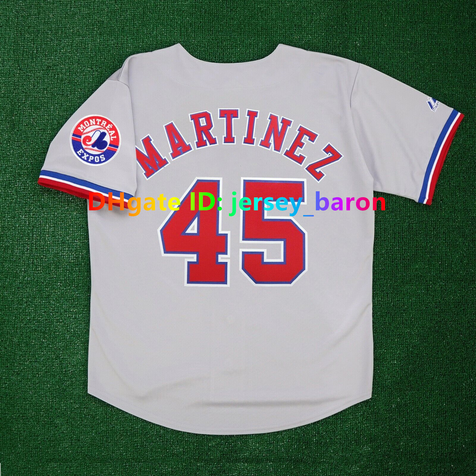 1999 All Star Patch Pedro Martinez 1997 Montreal Expos Baseball Jersey Men Women Kids White Blue Black Size S-4XL