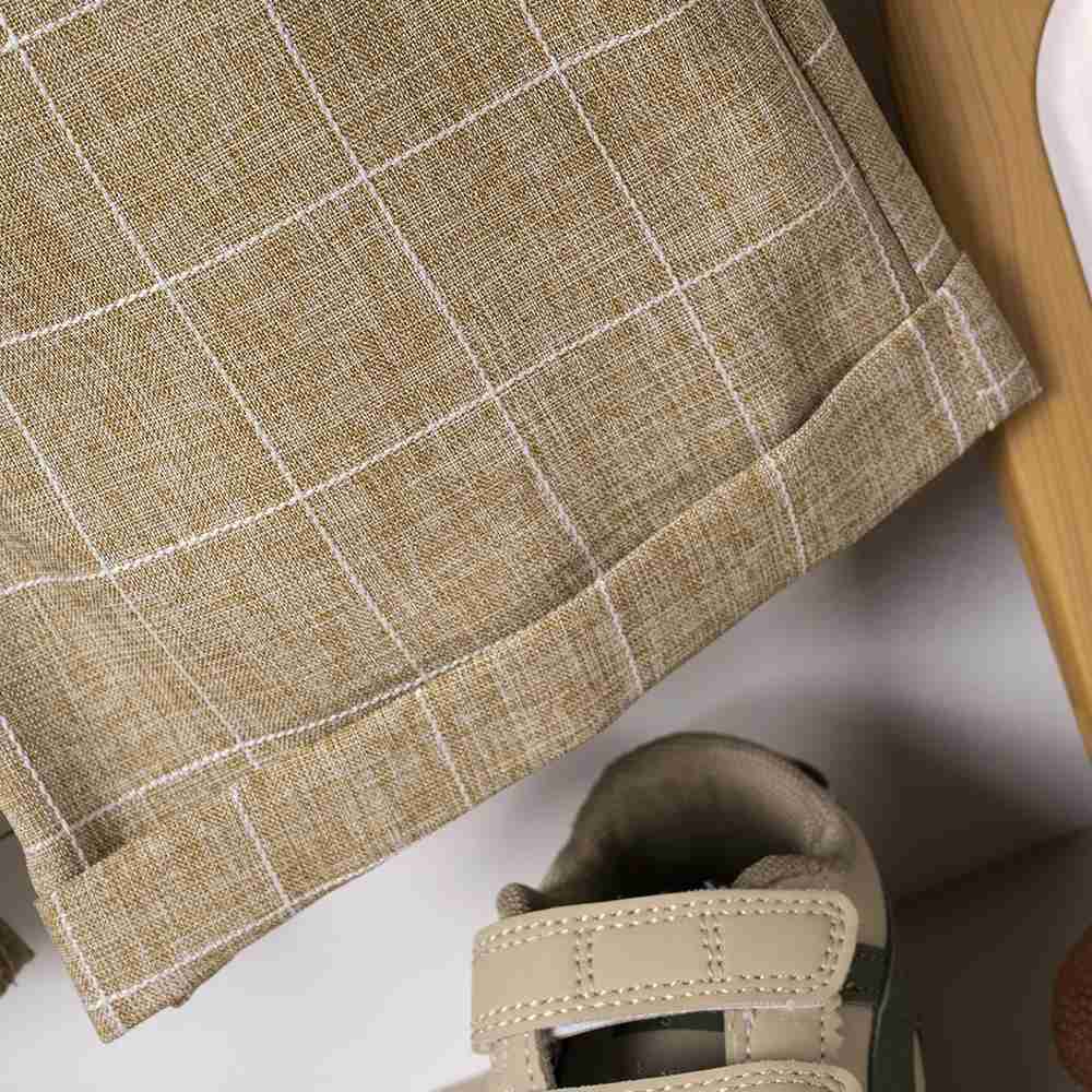 Clothing Sets Summer New Boys Short sleeved Set Flat Neck T-shirt+Elastic Waist Short sleeved 2-piece Childrens Casual Set WX