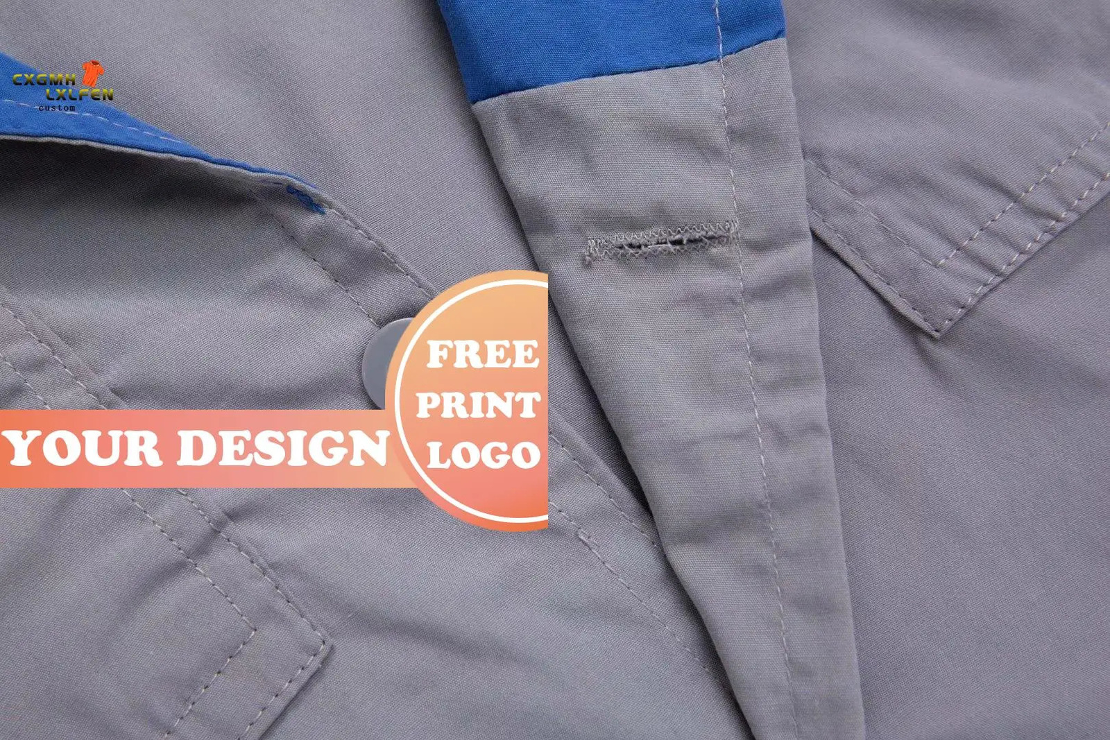 DIY spring and autumn short-sleeved overalls mens labor insurance suits workshop maintenance tooling tops 240513